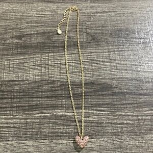 Mary Kay Pink and Gold Heart Necklace